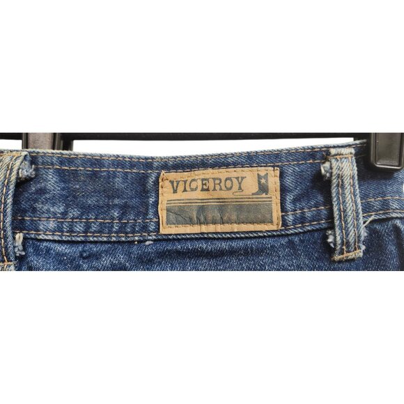 70s 7 long Viceroy jeans, deadstock, high waisted, high rise Size 32 L - Picture 6 of 12
